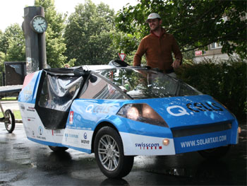 Solartaxi v Praze