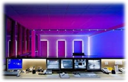 Osvětlení recepce výhradně z diod LED