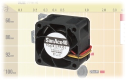 San Ace 40 – typ GA: špičkový a tichý ventilátor