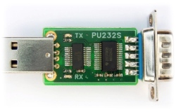 Převodník USB/RS232 – PU232S v novém kabátě