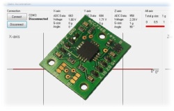 Test akcelerometru Freescale MMA7260QT