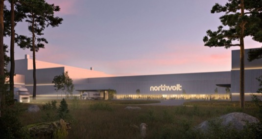 Budoucí podoba velkotovárny na baterie společnosti Northvolt