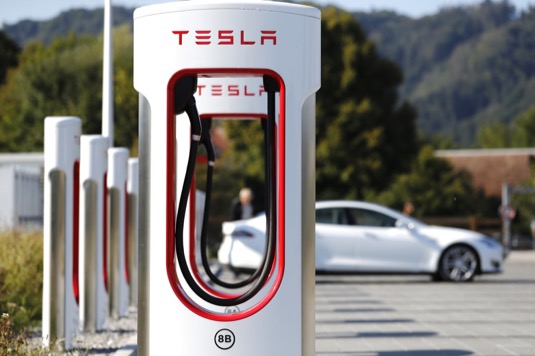 nabíjecí stanice Tesla Supercharger